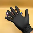 Gants nitrile Noir ALDENA non poudrés (100 pcs)