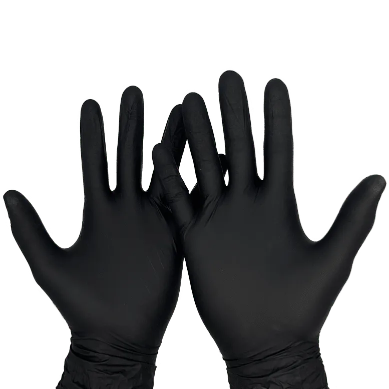 Gants nitrile Noir ALDENA non poudrés (100 pcs)