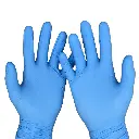 Gants nitrile Bleu ALDENA non-poudrés (100 pcs)