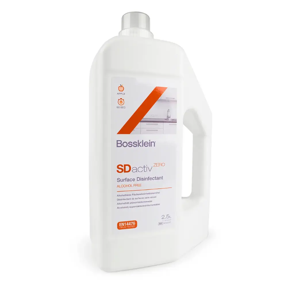 SDactiv ZERO Désinfectant de surface sans alcool 2.5 litres Pomme