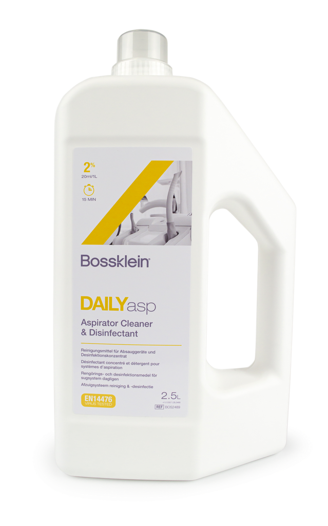 DAILYasp Aspirator Cleaner and Disinfectant 2.5 Litre with Dosing Cap