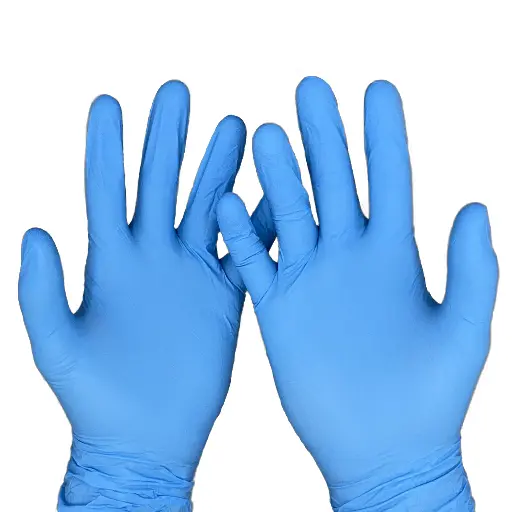 Gants nitrile Bleu ALDENA non-poudrés (100 pcs)