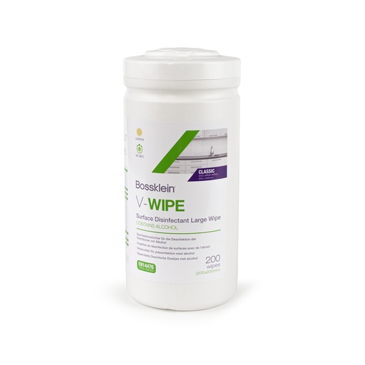 [BOS9784TUB] V-WIPE Empty Large Dispenser Tub of 200 Classic Wipes fits BOS9784 refill