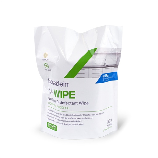 [BOS1001] V-WIPE Recharge de 160 lingettes Premium Ultra Citron