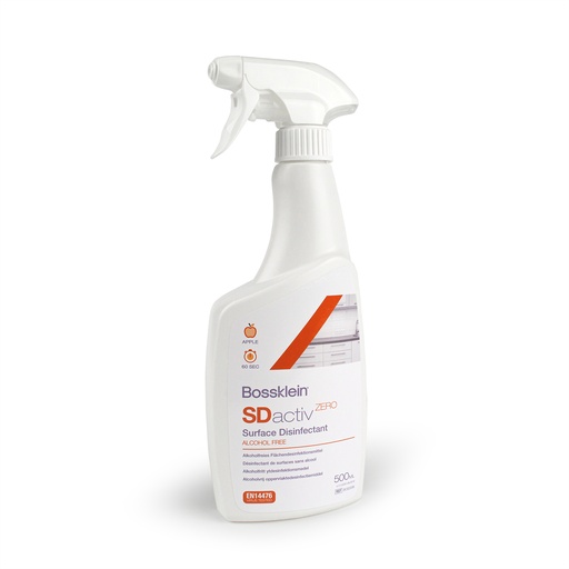 [BOS2006] SDactiv ZERO Désinfectant de surface sans alcool 500ml Pomme à gâchette