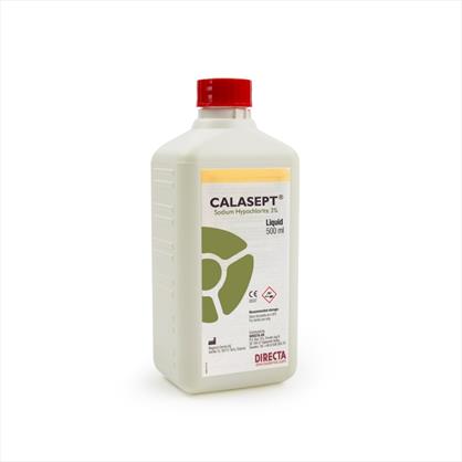[1290600] Calasept Hypchlorite de sodium 6% 500ml avec bouchon Luer Lock