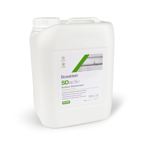 [BOS9779] SDactiv ZERO Désinfectant de surface sans alcool Recharge de 5 litres Pomme